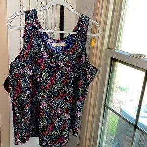 Faded Glory brand sleeveless blouse, Size XXL(20)